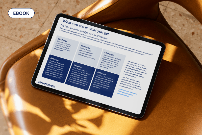 The Demandbase sales intelligence playbook