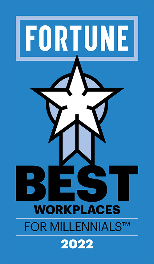 Best Workplaces for Millennials™ 2022 logo