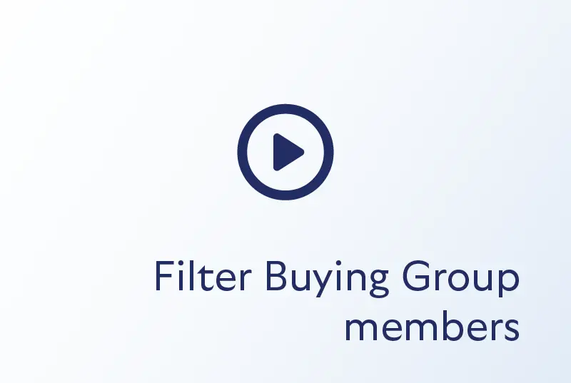 Buying Group insights