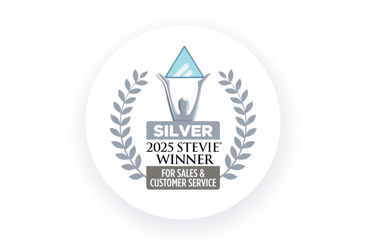 Silver Stevie® for Customer Service Department of the Year in Computer Software badge