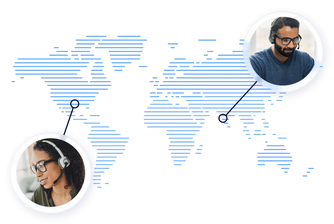 global customer support image