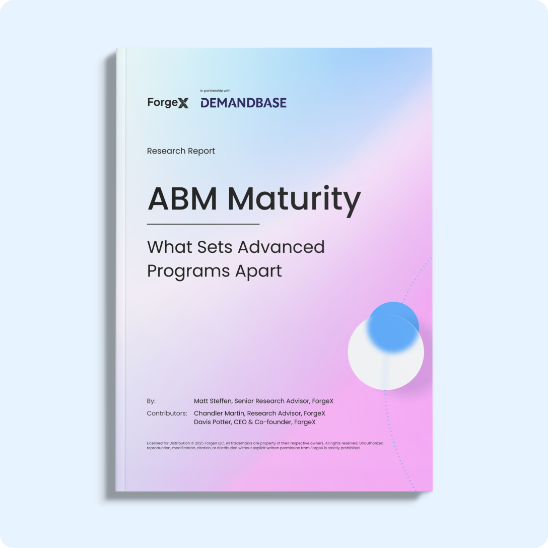 ABM Maturity: What Sets Advanced Programs Apart Report Hero