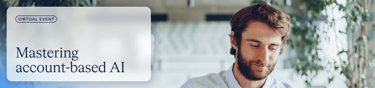 Mastering Account Based AI event hero image