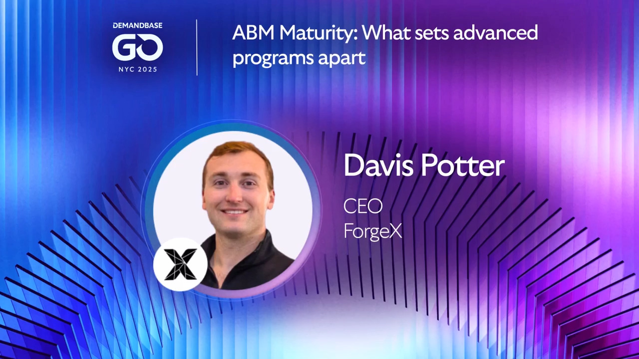 ABM maturity: What sets advanced programs apart and how to scale success