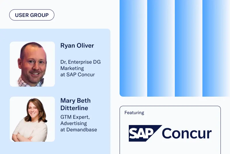 SAP Concur on prioritizing account actions to drive demand