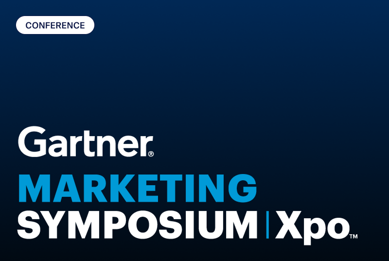 Let’s connect at Gartner Marketing Symposium