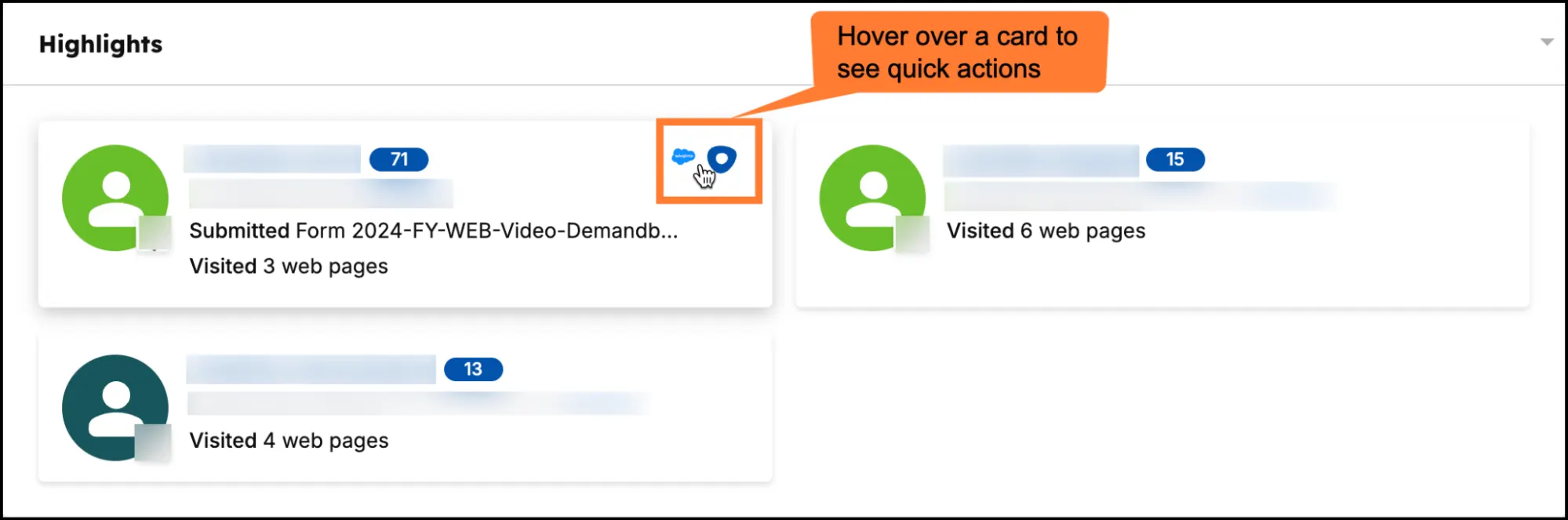 Highlights - signals and plays influence the pipeline