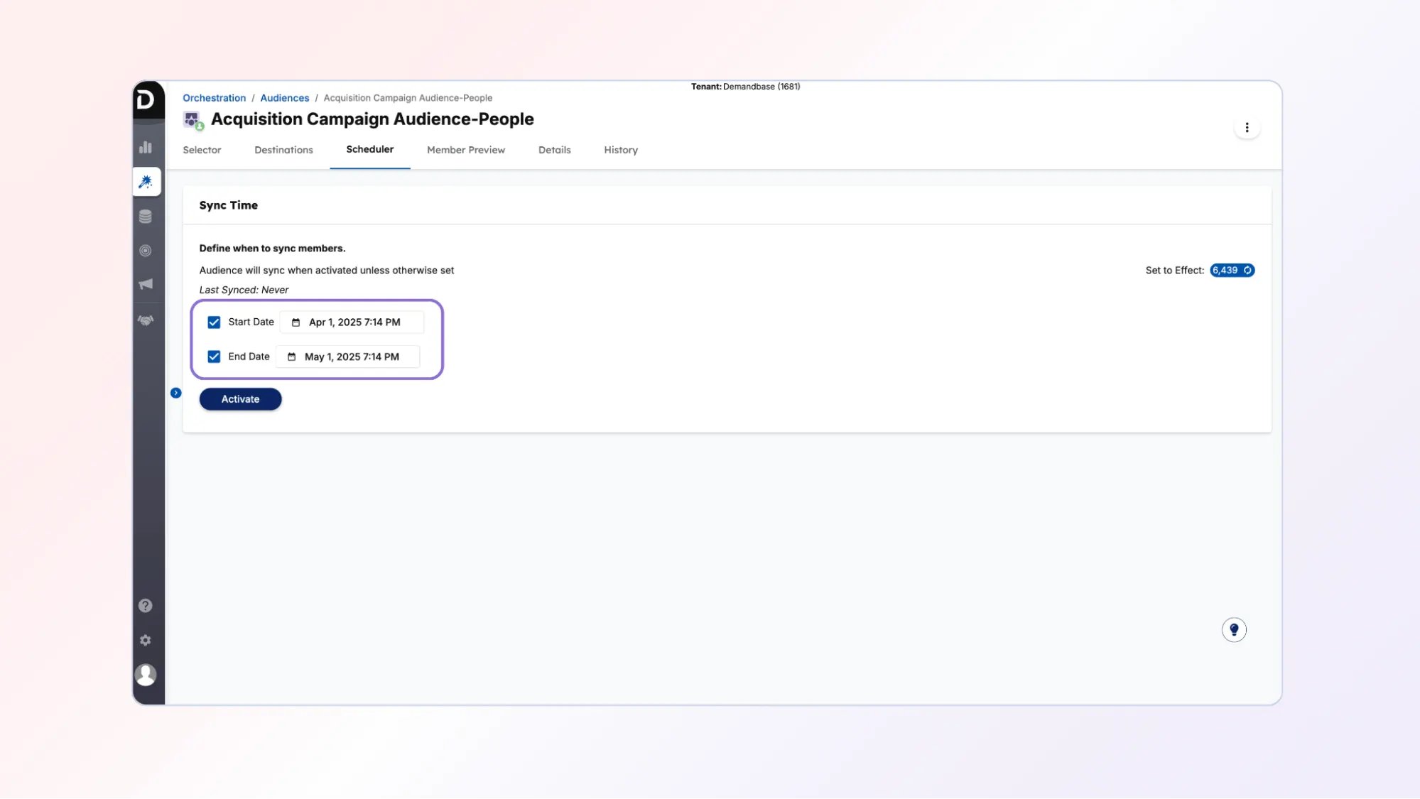 Activate the audience