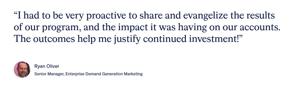Demandbase consistent advertising to prioritized accounts