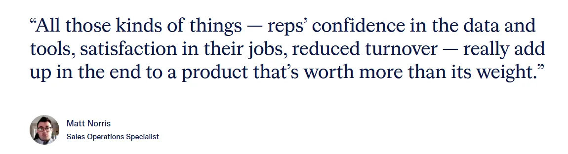 Matt Norris quote