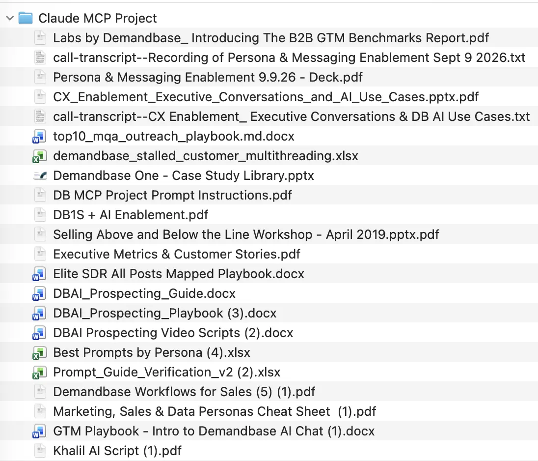 Load the knowledge files