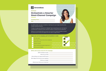 account-based sales campaign orchestration worksheet b2b