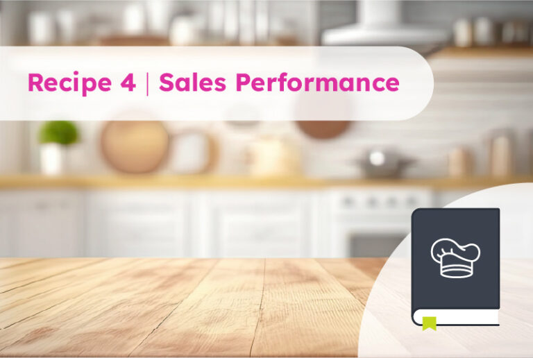 Sales performance ROI Cookbook